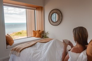 Cabaña de lujo, 1 cama Queen size | Wifi gratis y ropa de cama