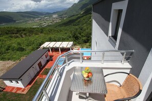 Basic Apartment, 2 Queen Beds, Non Smoking, Garden View | Balcony view - Spa Resort Bevilacqua (Budva)