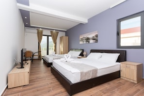 Leilighet – classic, 2 queensize-senger, ikke-røyk | Lydisolert, strykejern/-brett, wi-fi (inkludert) og sengetøy