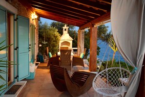 Appartement Confort, vue mer | Terrasse/Patio