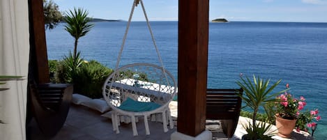 Appartamento Comfort, vista mare | Vista balcone
