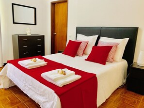 1 bedroom, iron/ironing board, travel crib, free WiFi