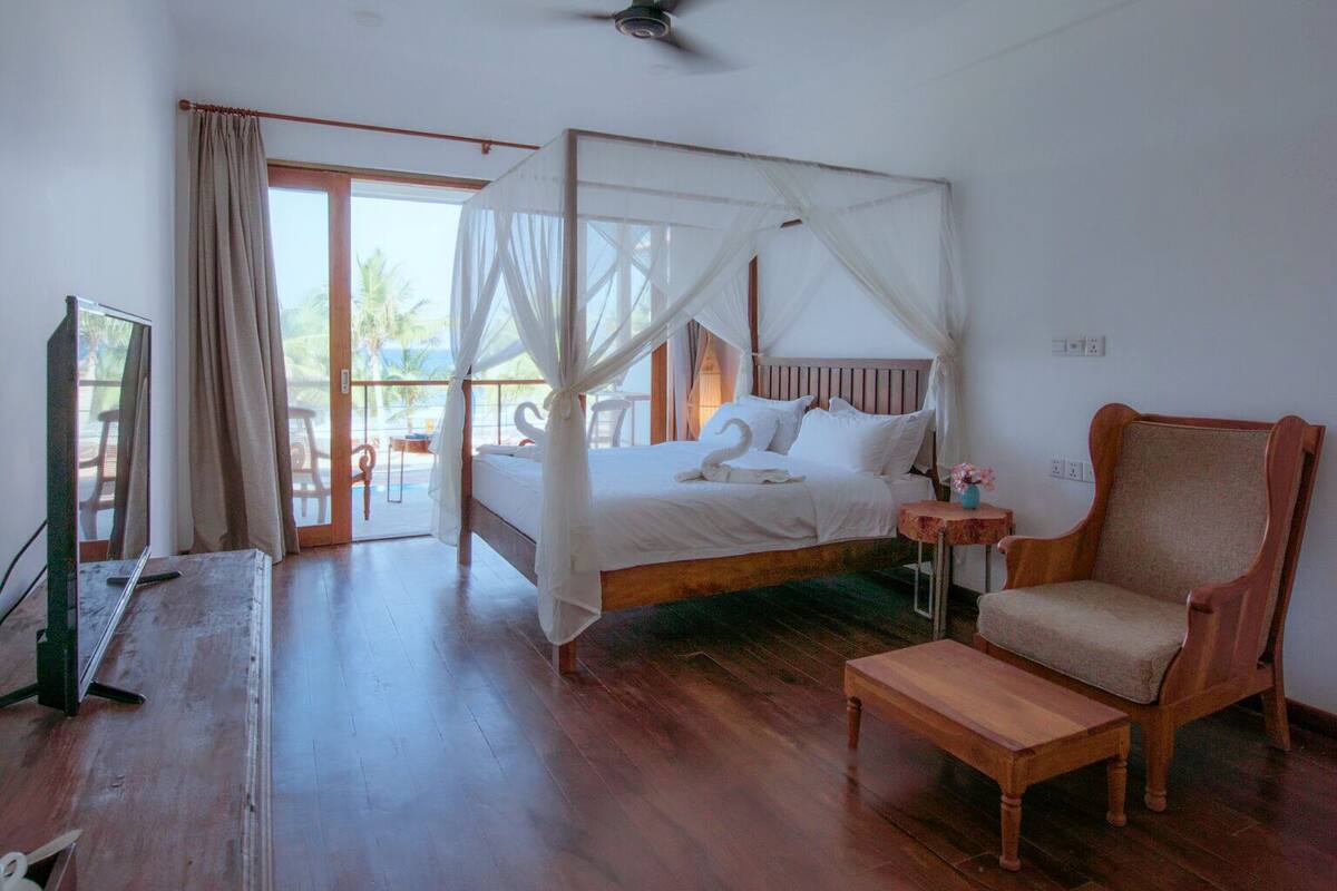 Elite Twin Room, 1 Bedroom, Non Smoking, Beach View | Premium bedding, Tempur-Pedic beds, in-room safe, free WiFi