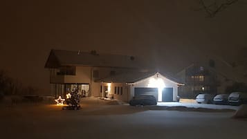 Front of property – evening/night