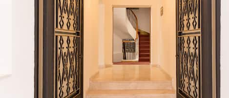 Interior entrance