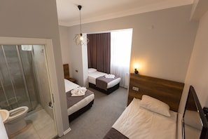 1 bedroom, desk, laptop workspace, blackout drapes