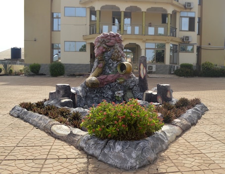 Property grounds. Nbangba Hotel
