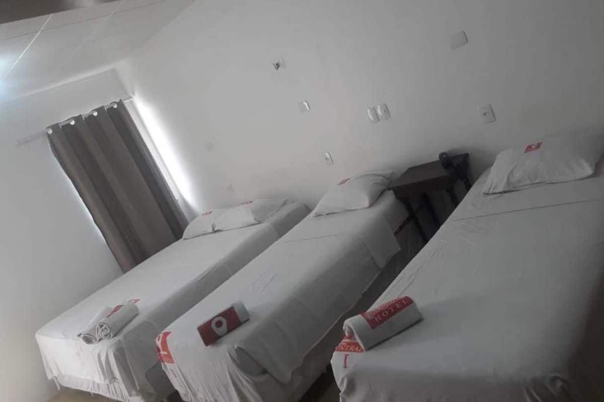 Economy Triple Room, 3 Single Beds, City View | Premium bedding, minibar, desk, soundproofing