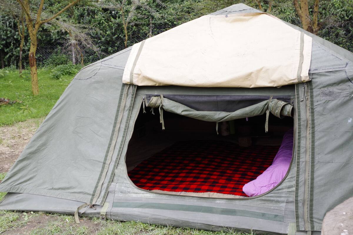 Lều Tiêu chuẩn (Cosy Camper - Trio) | Giường gấp/giường phụ (phụ phí), bộ trải giường 