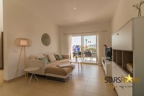 TV, DVD player, stereo