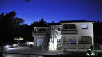 Fassade der Unterkunft