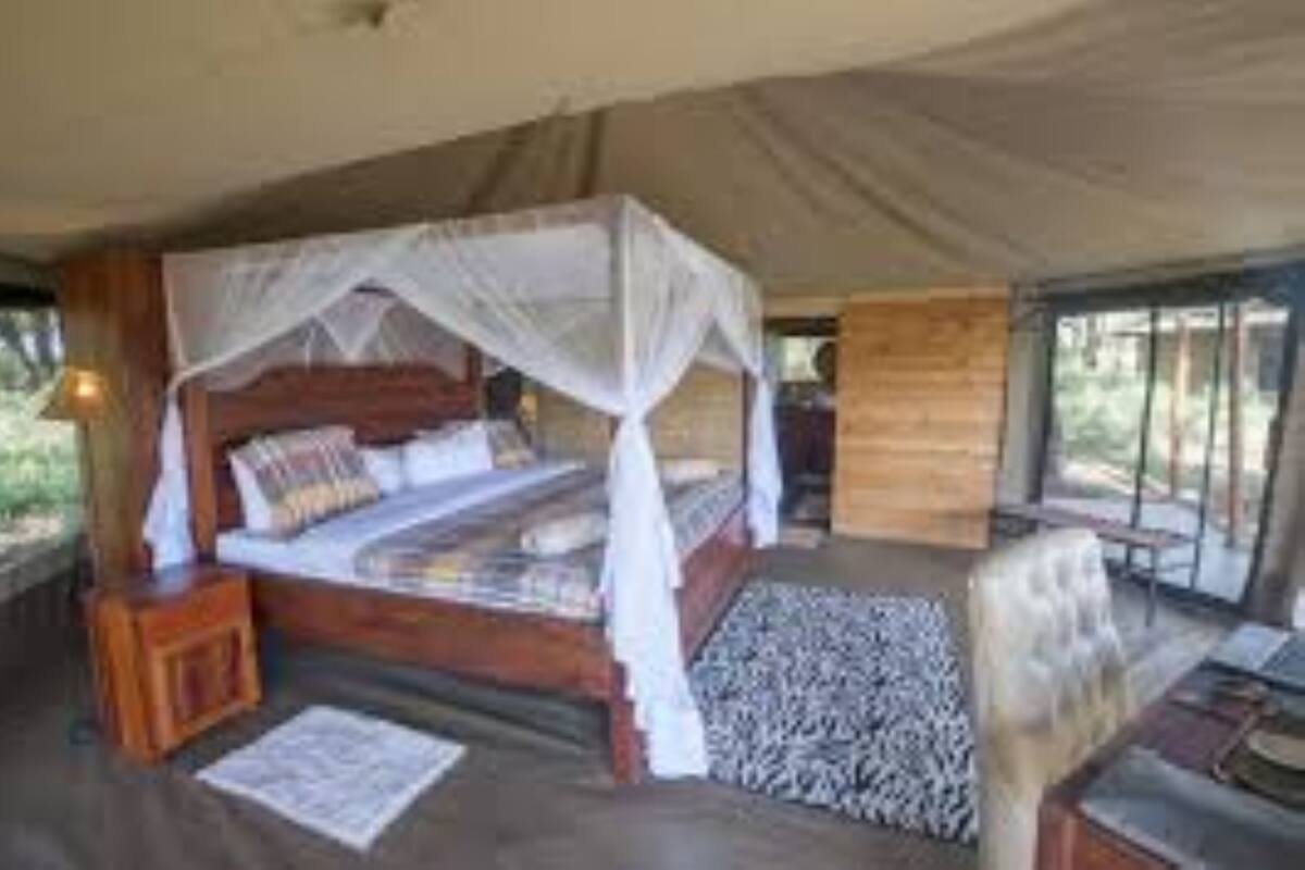 Luxury-Zelt, 1 Doppelbett, Nichtraucher | Bettwäsche