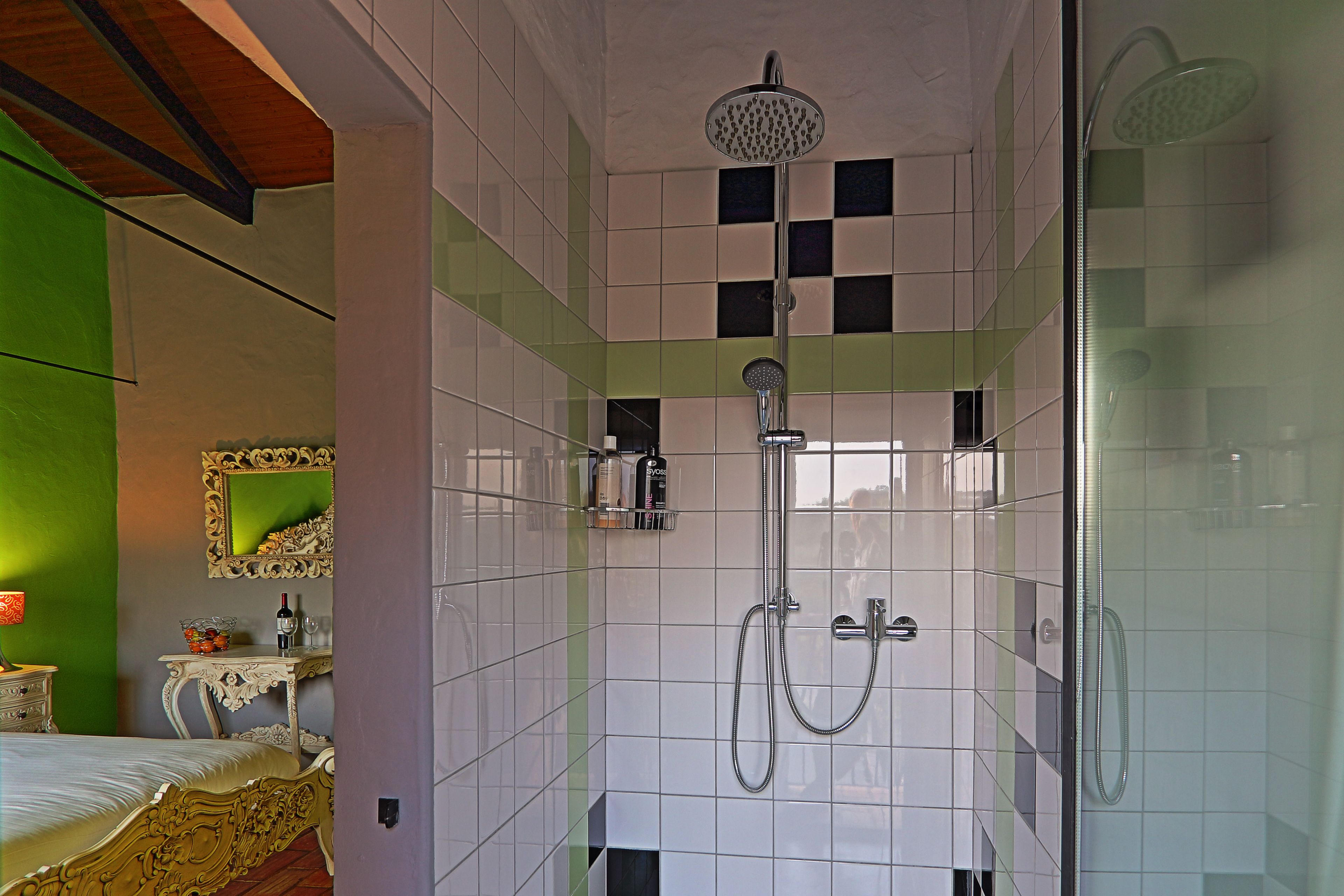 Dusj på badet
