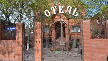 Majoituspaikan julkisivu