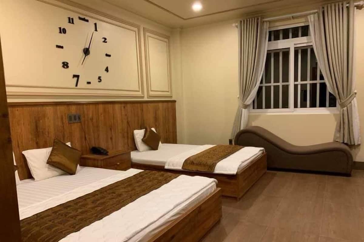 Nhà gỗ Deluxe, 1 giường đôi | Truy cập Internet không dây miễn phí 