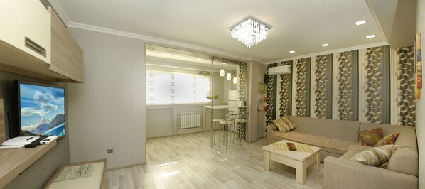 TV - Apartment on Ali Valiyev 9 (Nizami)