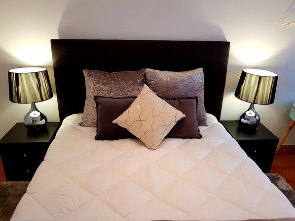 Blackout curtains, iron/ironing board, rollaway beds, free WiFi