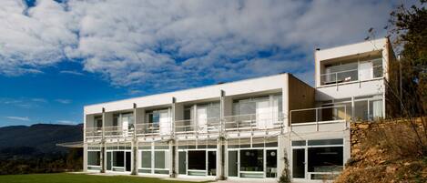 Overnatningsstedets facade