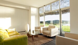 Sittområde i lobbyn