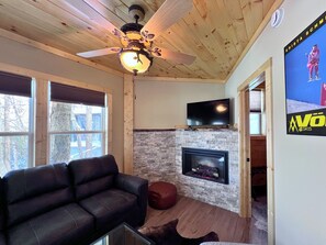 Living area - Skiers Paradise! Lower level of ski in - ski out duplex (Sugar Mountain)