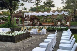 Zona para bodas al aire libre