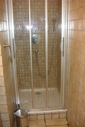 Shower, toilet paper