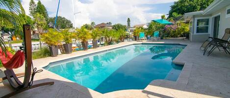 Una piscina climatizada