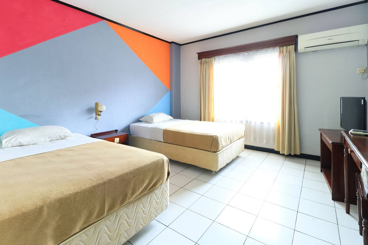 Habitación estándar con 2 camas individuales | Wifi gratis y ropa de cama