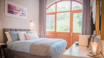 Double Room with Garden View | Premium bedding, free WiFi, bed sheets