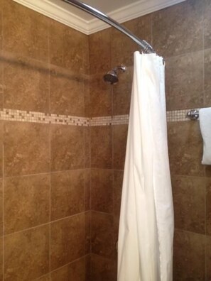 Hair dryer, towels