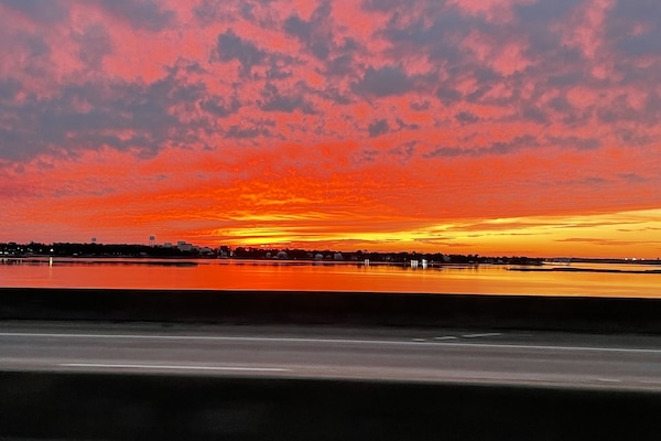 Beautiful sunset over Biloxi’s Back Bay.