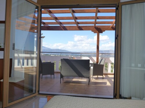 Luxury spacious villa, spectacular sea and mountain views, large private pool.