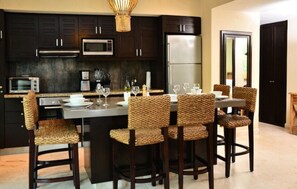 Fridge, microwave, oven, stovetop - Winner of Top 25 in All Of Mexico- Oceanfront - PH- 2nd from front-Beach Club (Playa del Carmen)