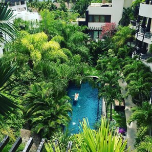 Outdoor pool, a heated pool - Winner of Top 25 in All Of Mexico- Oceanfront - PH- 2nd from front-Beach Club (Playa del Carmen)