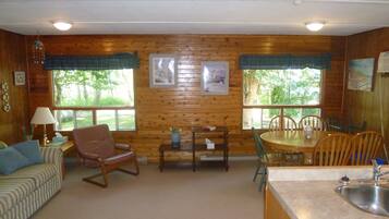 Smart TV, DVD player, books