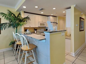 Fridge, microwave, oven, stovetop - Spacious Beachfront Retreat w/ Breathtaking Ocean Views + Pool Access (Tybee Island)