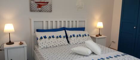 1 bedroom, iron/ironing board, travel crib, free WiFi