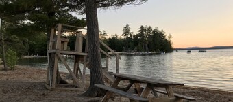 Rest and relax in a private setting with plenty of space for family and friends