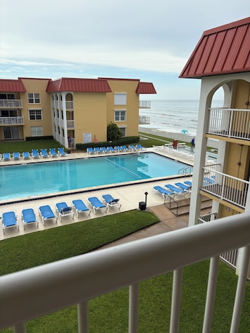 Ocean view from balcony