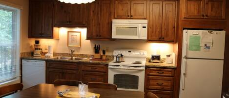 Frigorifero, microonde, macchina per tè/caffè, tostapane