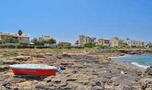On the beach