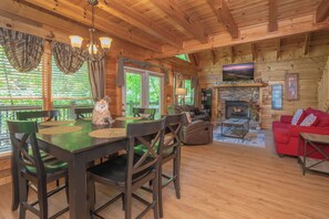 Interior - Afternoon Delight: S/Secluded, Hot Tub, Game Room, Wifi, near Attractions! (Sevierville)