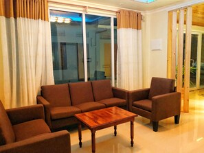 Sitteområde i lobbyen