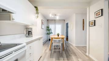 Kaffetrakter/tekoker, kjøleskap, mikrobølgeovn og ovn