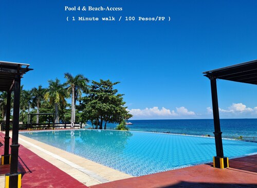 new Lux. 2BR condo + 2 pools, woow oceanviews, Gym, Beach, behind Mactan Newtown