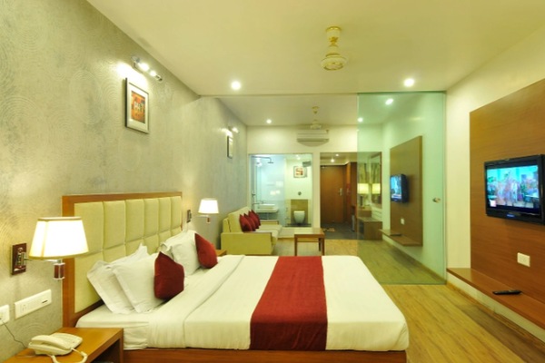 Camera Deluxe, 1 letto matrimoniale, non fumatori | Biancheria in cotone egiziano, biancheria da letto di alta qualità