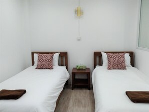 Down comforters, blackout drapes, free WiFi