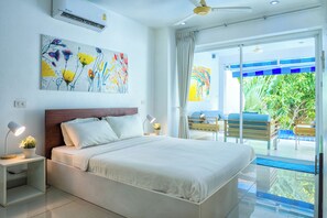 3 chambres, accès Internet
