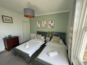 2 bedrooms, iron/ironing board, travel crib, free WiFi