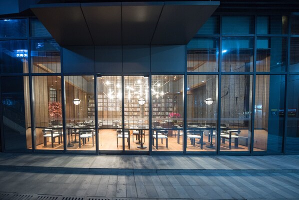 Front of property – evening/night